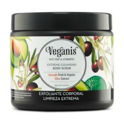 Exfoliante corporal con palta y oliva Veganis 500 Ml