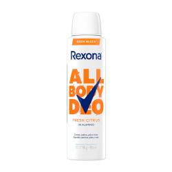 Desodorante antitranspirante aerosol all body fresh citrus Rexona 86 Gr