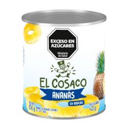 Ananas rodajas - lata El Cosaco 850 Gr