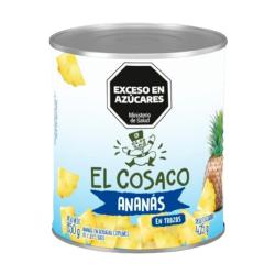 Anana en trozos - lata El Cosaco 850 Gr