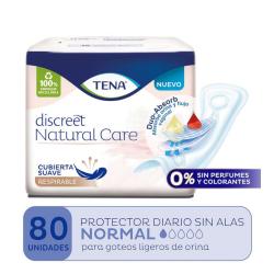 Promo protectores diarios natutal care Tena 80 U