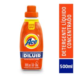 Jabón líquido lavarropas automático para diluir Ace 500 Ml