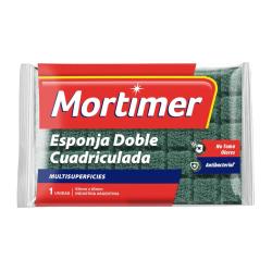 Esponja doble cuadriculada Mortimer 1 U