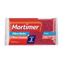 Esponja fibra baño/cocina Mortimer 2 U