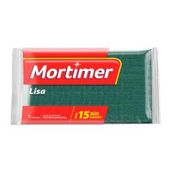Esponja fibra lisa Mortimer 1 U