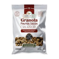 Granola frutos secos sin azucar San Lucas 250 Gr
