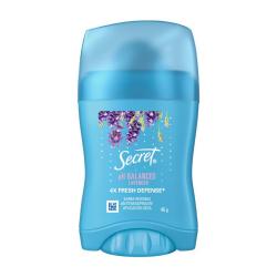 Desodorante antitranspirante barra ph balanceado lavanda Secret 45 Gr