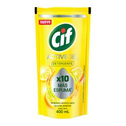 Detergente activegel limon - doypack Cif 400 Ml