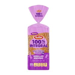 Pan molde integral con semillas andinas Facilitas 360 Gr