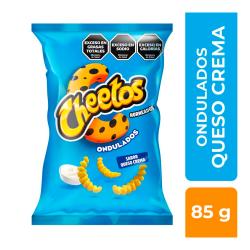 Palito de maiz ondulados sabor queso crema Cheetos 85 Gr