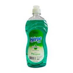 Detergente líquido ultra manzana Héroe 500 Ml