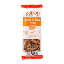 Barra cereal pasta mani/miel Zafrán 42 Gr