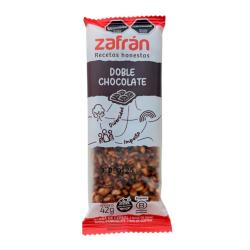 Barra cereal doble chocolate Zafrán 42 Gr