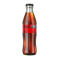 Gaseosa cola sin azúcar - botella Coca Cola 237 Ml