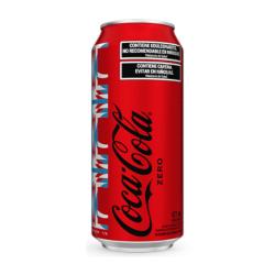 Gaseosa cola sin azúcar mundial Coca Cola 473 Ml