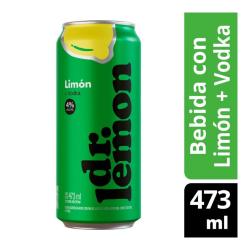 Batido con vodka limon - lata Dr Lemon 473 Ml
